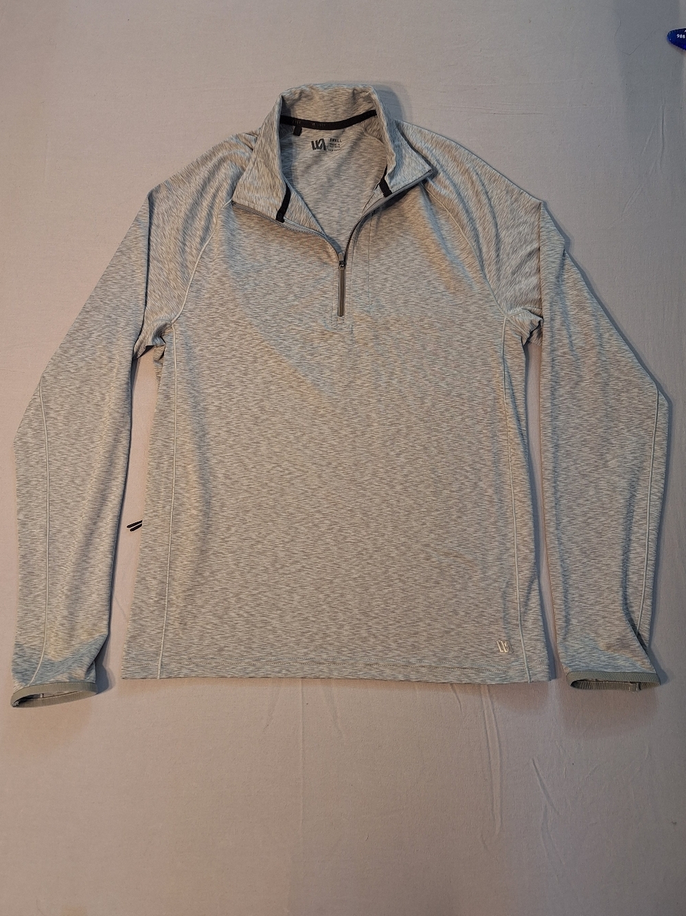 VRST Tech 1/2 Zip Gray Performance Active Pullover Size Small
